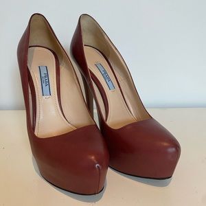 Prada Red Pumps